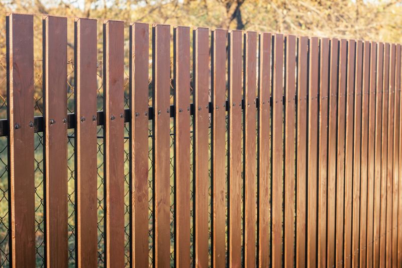 Modern Horizontal Wooden Fence